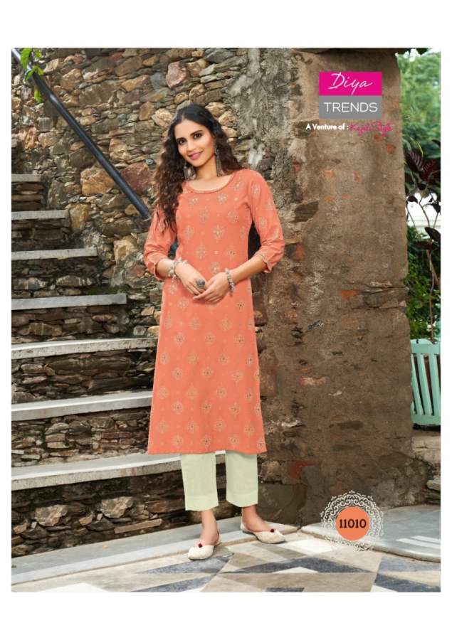 Gardencity 11 Fancy Ethnic Wear Rayon Designer Kurti Latest Collection